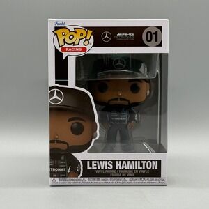 Funko Pop! Racing #01 Lewis Hamilton F1 Formula 1 AMG Mercedes New w/ Protector